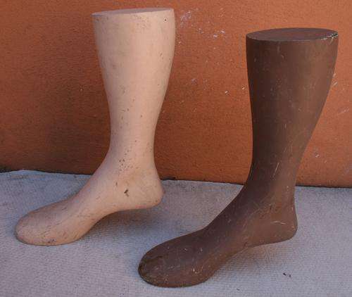 mannequin foot sock shoe display