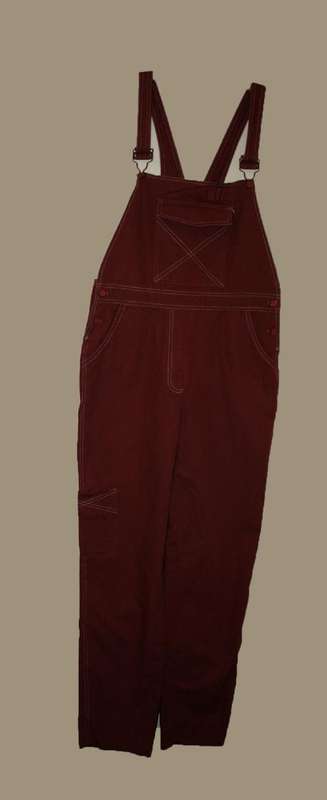 Vintage Maroon Dungaree - Size: 14/38