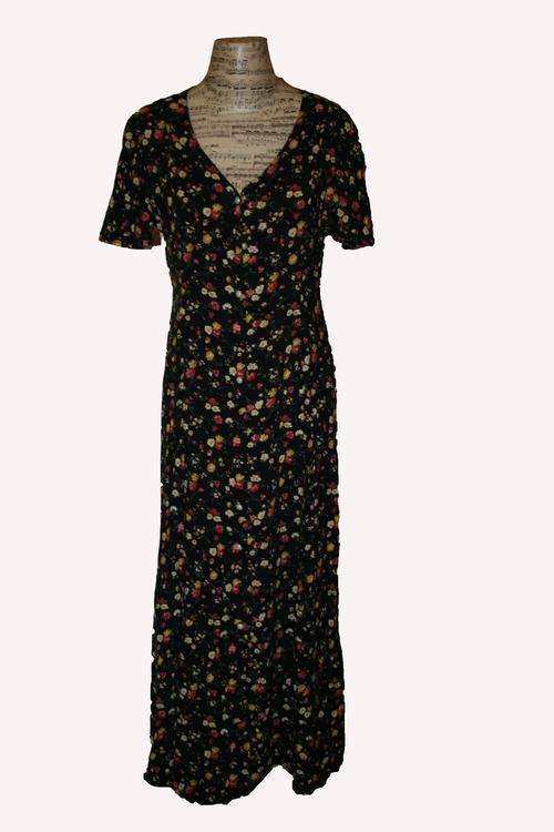 Vintage Floral Dress Size:big M