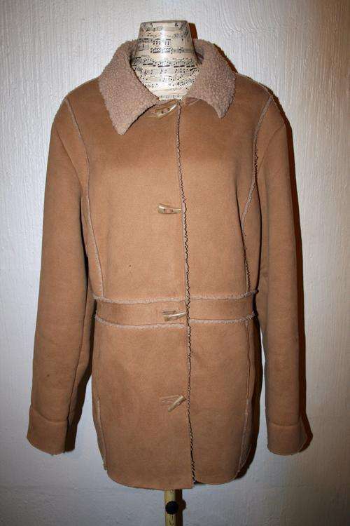 Sherpa and Faux Fur lined Coat/Jacket Size:XL