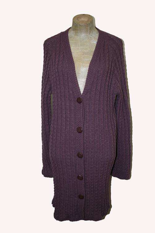 Vintage Purple Cardigan Size:L