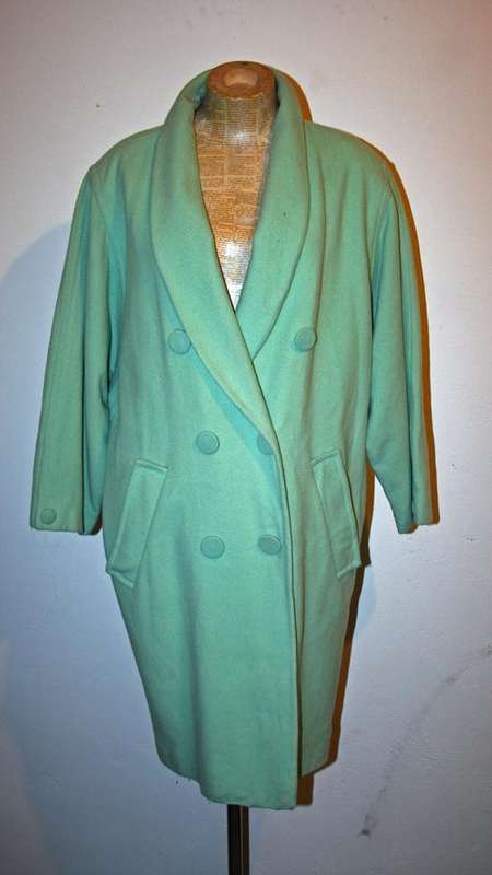 Vintage Mint Wool Coat Size:34/36