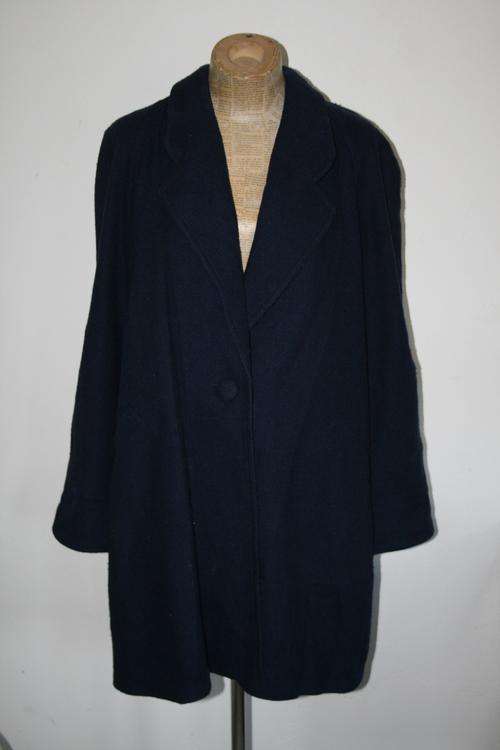 Vintage Navy Swing Coat Size:34