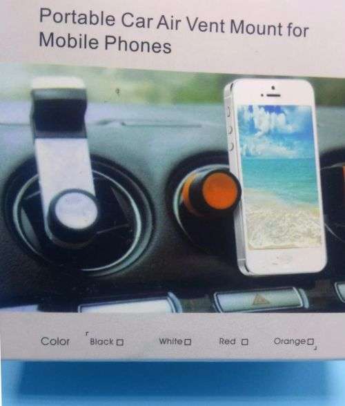 Portable Car Air Vent Mount For Mobile Phones