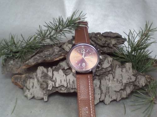Luxury Mens Kiakoo Leather Band Watch