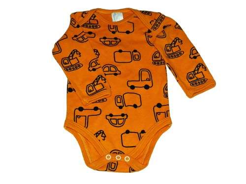 RETAIL PRICE: R 299  Long Sleeve Baby Grow 3 - 6 Months MUSTARD