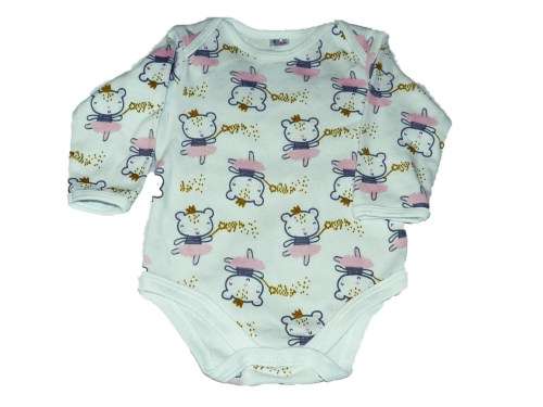 RETAIL PRICE: R 299  "Princess Teddy" Long Sleeve Baby Grow 6 - 12  Months