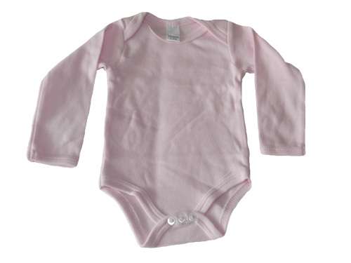 RETAIL PRICE: R 299  Long Sleeve Baby Grow 0 - 3 Months PINK
