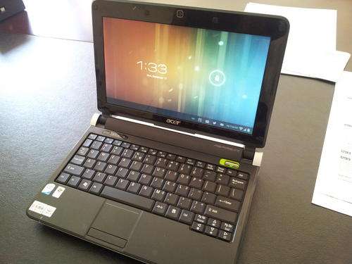 Acer Aspire One Netbook with extended battery