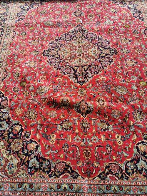 LOCK DOWN BARGAIN SALE - PERSIAN HANKNOTTED KASHAN CARPET