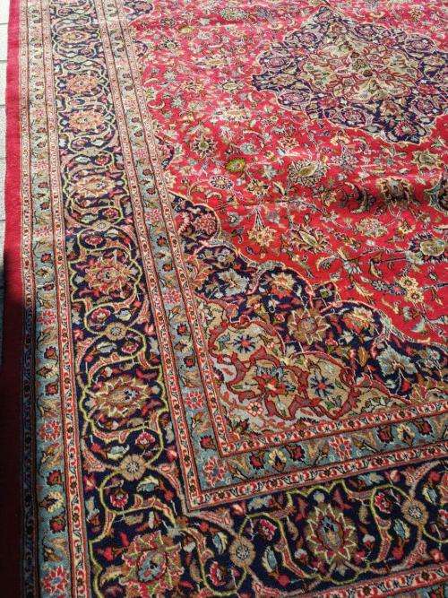 LOCK DOWN BARGAIN SALE - PERSIAN HANKNOTTED KASHAN CARPET
