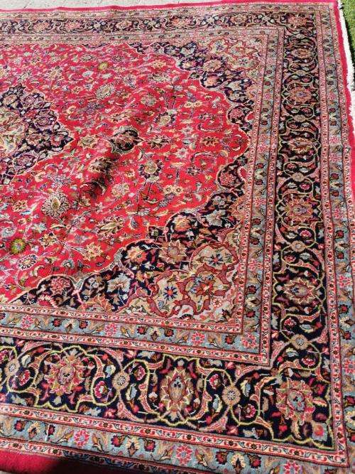 LOCK DOWN BARGAIN SALE - PERSIAN HANKNOTTED KASHAN CARPET