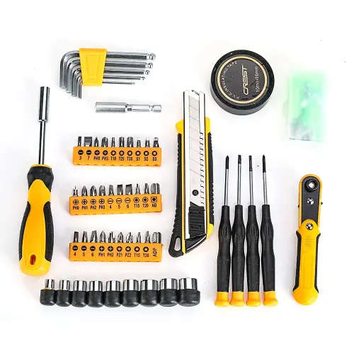 Tool Set with Plastic Toolbox