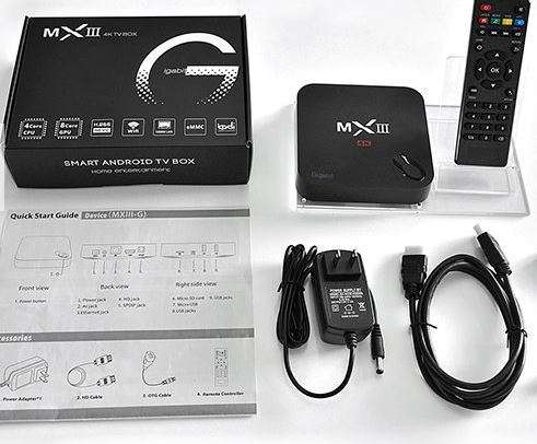 Android 5.1 MXIII-G TV Box 1000M LAN - 2GB+16GB