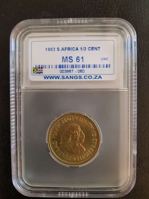 $$$ 1963 HALF CENT MS61 $$$