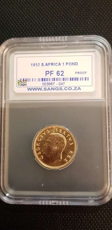 $$$ 1952 ONE POUND PF62  $$$