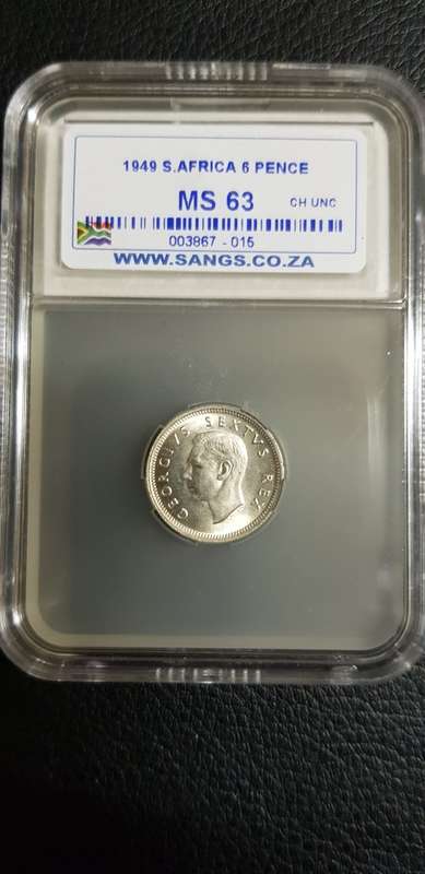 $$$ 1949 SIXPENCE MS63 $$$