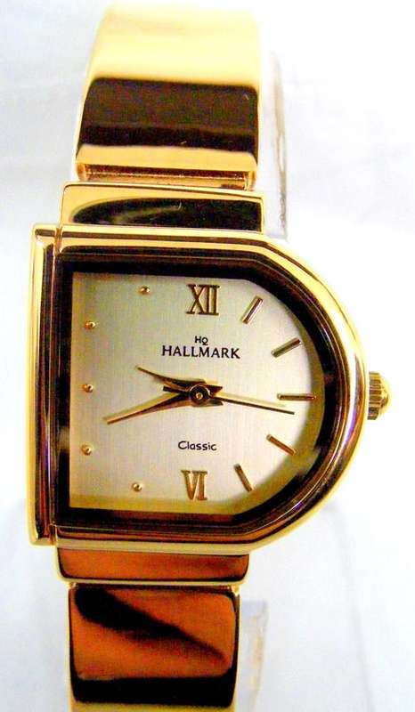 Unique Gold toned Hallmark Ladies Watch