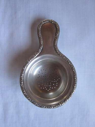 Silver Tea Strainer marked 830 S