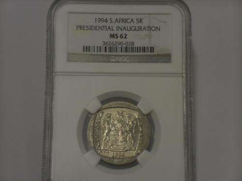 1994 - PRESIDENTIAL INAUGURATION - MS 62 - NGC GRADED.