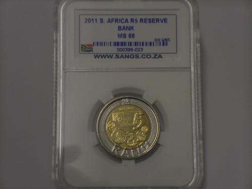 2011 SARB - MS66 - 4 up for auction - bid per coin to take all ten - GRADED BY SANGS