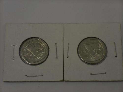 SPECIAL EDITION 2 RAND "10 Years of Freedom" Two Up For Auction- Bid Per Coin