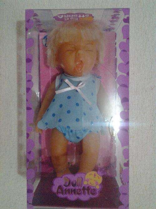 Yawning Annette Rubber Doll