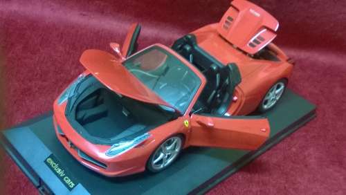 1:18 Hot Wheels Elite Ferrari 458 Spider
