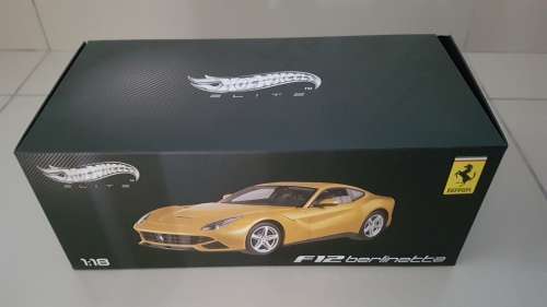 1:18 Hot Wheels Elite Ferrari F12 Berlinetta