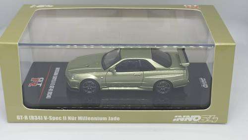 Inno64 Nissan Skyline R34 GTR MIllenium Jade