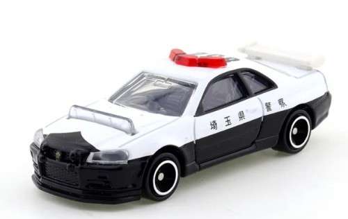 Nissan Skyline R34 Police Car Takara Tomy Tomica