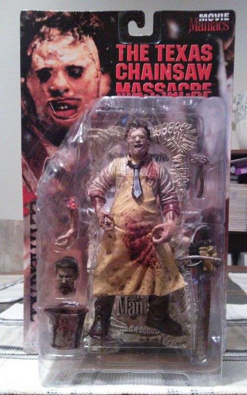 Leatherface (Bloody) 7" Mcfarlanes Movie Maniacs