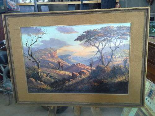 Les Albertyn - Oil on board