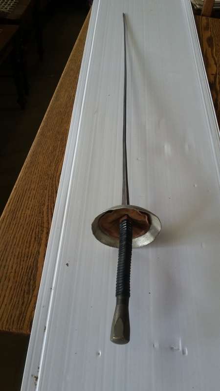 Vintage Fencing Sword - Blade 80 cm   Sword 100 cm