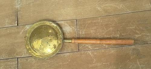 Vintage Brass Bed Warmer