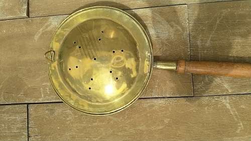 Vintage Brass Bed Warmer
