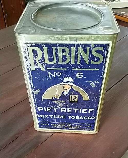 Vintage Rubin's Piet Retief Tobacco Tin