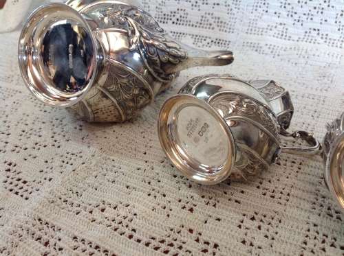 Sterling Silver Hallmarked Tea Set