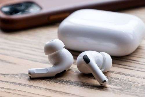 AirPods Pro with wireless charging ( active noise cancelling )