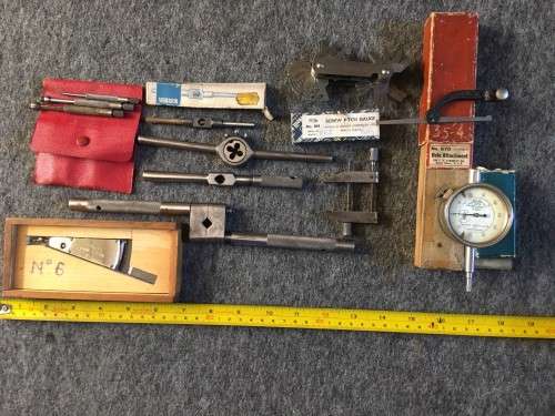 Selection of Machinests Tools and Accessories