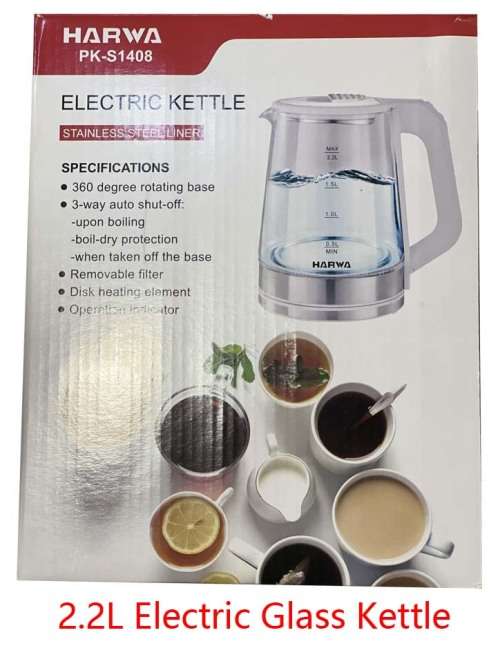 2.2L Electric Glass Kettle