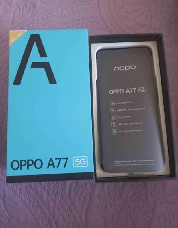 OPPO A77 5G VERY POWERFUL 6+5 G RAM 128G 48MP CAMERA AI INCLUDED