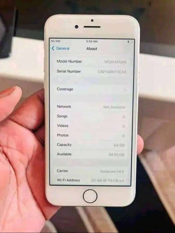 IPHONE 8, 64G WHITE,IN GOOD CONDITION, BARGAIN OF THE MONTH