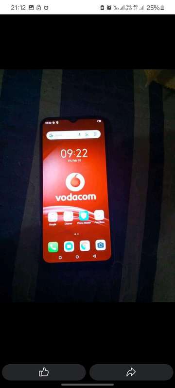 SMARTPHONE ITEL VISION 1PRO VERSION, TRIPLE AI CAMERA WITH FINGERPRINT PRISTINE CONDITION