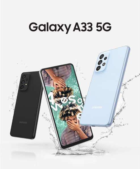 SAMSUNG GALAXY A33 5G, 128G/6G, QUADRUPLE 48MP CAMERA, IN-DISPLAY FINGERPRINT AND FAST CHARGING
