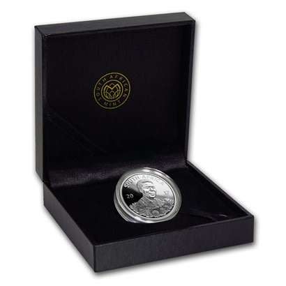2017 SILVER R1 MANDELA LIFE OF A LEGEND PROOF - STILL SEALED AS FROM SA MINT