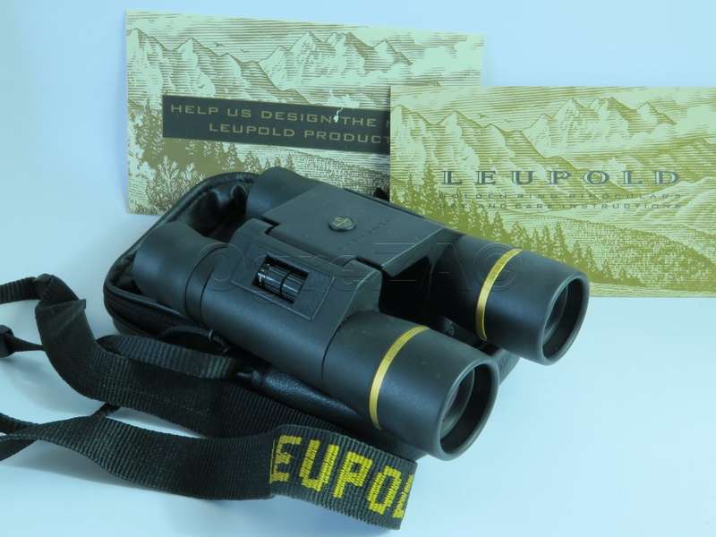 Leupold Golden Ring Binoculars 10 x 28 I.F. Roof Prism. Made in U.S.A.