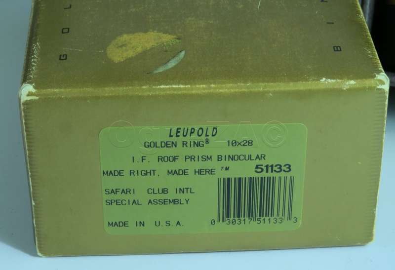 Leupold Golden Ring Binoculars 10 x 28 I.F. Roof Prism. Made in U.S.A.
