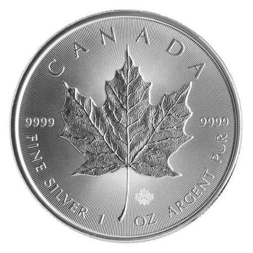CANADIAN SILVER MAPLE BU1OZ Pure Silver 2017 ENCAPSULATED