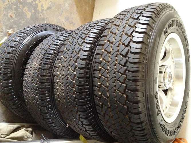 !!! L@@K - Malas Racing Wheels and Continental World Contact 4x4 Tires !!!